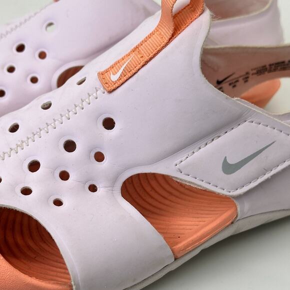 Nike Sunray Protect‎ 2 Youth 3Y Light Violet/ Mtlc Platinum Recess Play Outdoor - Picture 5 of 10